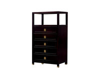 槿漫轩家具 五斗柜 新中式 东南亚红檀木