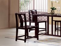 槿漫轩家具 餐椅 新中式 东南亚红檀木 (双数起售,不单卖)