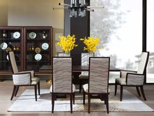 品筑生活 扶手椅 新东方 进口榉木+涤纶+头层牛皮+超纤皮 (双数起售,不单卖)