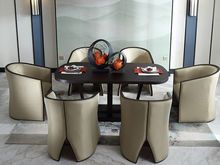 大至 新中式 1.6m长餐桌 榉木+杂木多层板