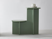 90后家家具 天圆地方凳 北欧 实色油漆板