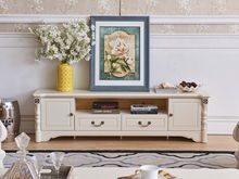 美利亚 电视柜 简美 E1级中纤板+橡胶木