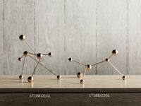 慢生活家居 康定斯基系列 摆件 铁艺材质 点线面装饰摆件 线条摆件 桌面软装