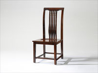 云庭 新中式 FT-523餐椅 非洲加蓬进口乌金木+纯铜五金