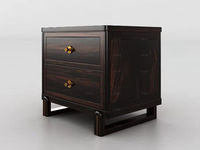 风范 床头柜 新中式风格风格 乌金木