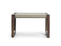 亚美 脚凳 全实木极简 白蜡木+实木多层板+大宝油漆+超纤皮