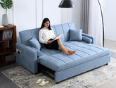 奥美 沙发床 全拆洗+现代简约+科技布面料+实木框架+碳素钢功能架