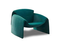 至简 休闲椅 极简 进口绒布+实木