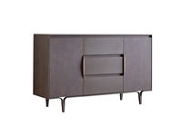 栖居 简奢 餐边柜 板木+钢架+亮光岩板