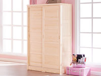 松堡王国 趟门衣柜 儿童风格 芬兰松木