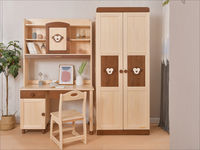 松堡王国 十二生肖 两门衣柜 儿童风格 芬兰松樱桃木