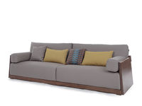 写意 双位沙发 现代实木风格 南美胡桃木+标配51#布