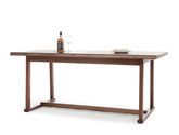 写意 长餐桌 现代实木风格 南美胡桃木