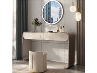 唯诺 侘寂风 梳妆台 环保E1级板材+4C环保烤漆+不锈钢磨砂支脚+镜子