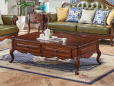 多纳宝 美式 美式 鹅掌楸木 1.6米茶几