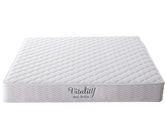 易眠 高克重针织面料 天然乳胶 高锰钢邦尼尔连锁弹簧 白色1.8米床垫 偏硬