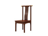 宝瑞·檀风 新中式 印尼金花梨木框架+多层实木板贴皮 紫檀色 餐椅1把