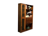 中古·森 网红 中古风 进口樱桃木+多层实木板+实木导轨 书柜