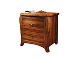 归鹊 新中式 进口非洲喀麦隆乌金木 床头柜1个
