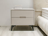 帝幔佧 现代 密度板+烤漆 床头柜1个