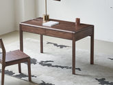 匠心 中式 榄仁木+实木多层板 书桌