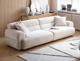 A系优选 现代极简 实木框架+雪尼尔面料+高回弹海绵 五人位3.2米沙发
