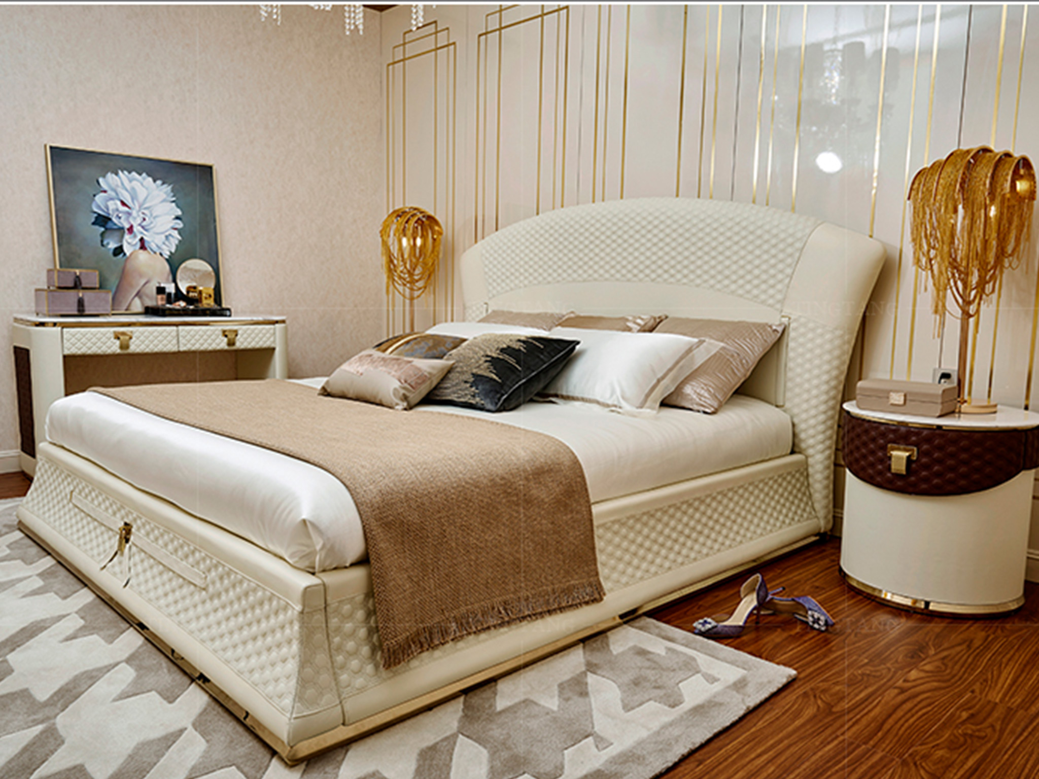 【床】舒适床头靠边 贴切背部皮衣软包床 时尚新颖【图片,报价,详情