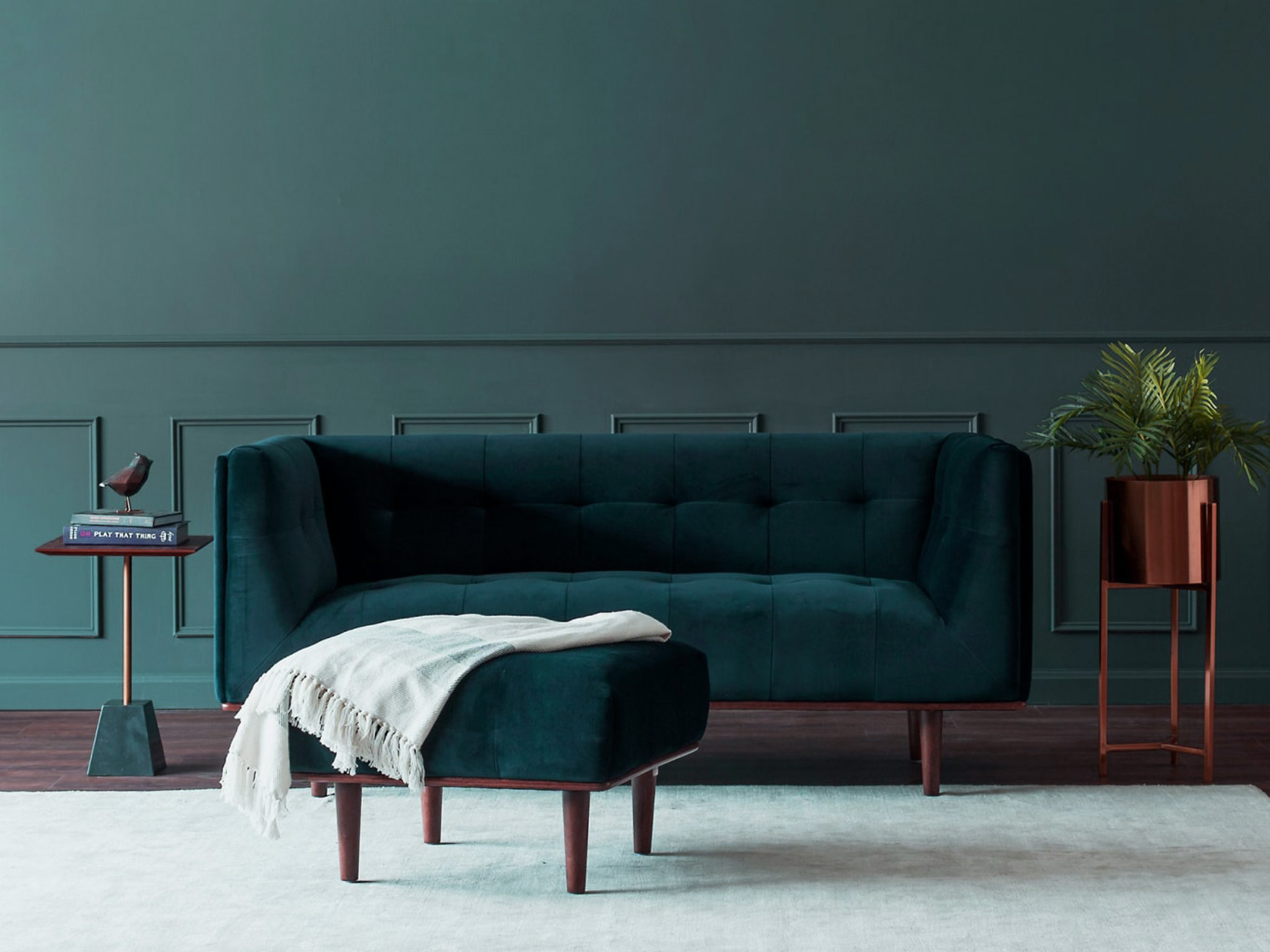 【沙发】天鹅绒面料沙发双人沙发客厅沙发可随意组合多种组合方式