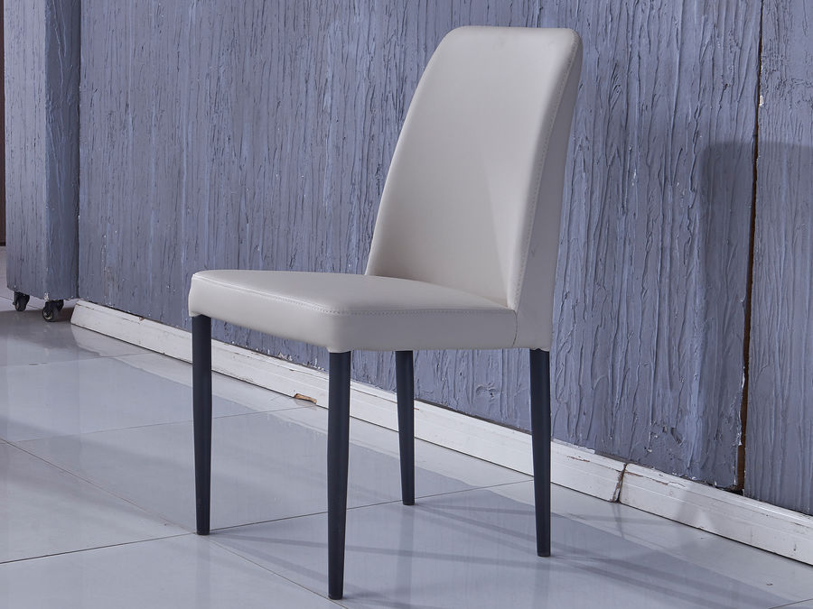 新尚 餐椅 现代 黑砂碳素钢 pu皮 (双数起售,不单卖)