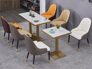 8m洽谈方桌 大理石 不锈钢电镀钛金拉丝【图片,报价,详情,评测】