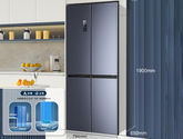 海信（Hisense）食神系列冰箱四开门十字双开门463升电冰箱超薄一级能效嵌入式双变频BCD-463WMK1DPJ除菌净味